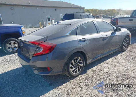 2018 Honda Civic Ex from USA, damaged, VIN 2HGFC2F8XJH596081